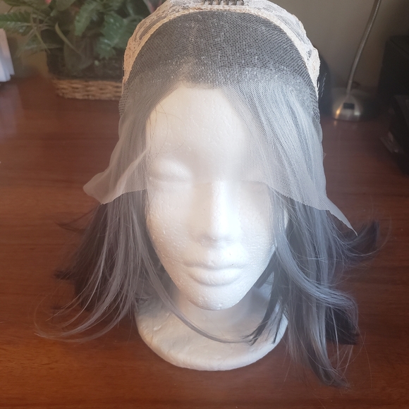 Beautiful Wig With Brown, Light And Dark Grey - Picture 9 of 15
